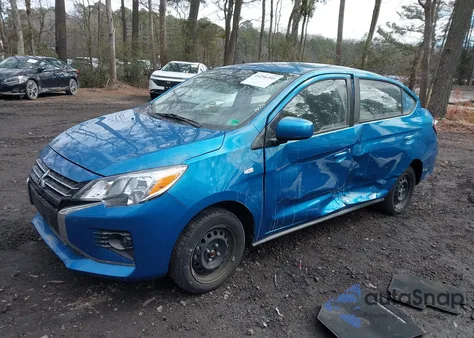 2022 Mitsubishi Mirage G4 Es из США, поврежденный, VIN ML32FUFJ1NHF08846